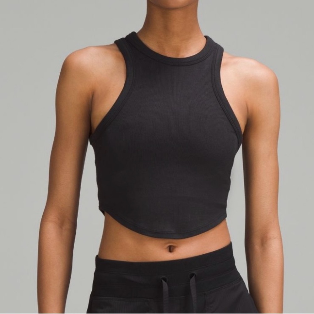 lululemon athletica Black Crop Top